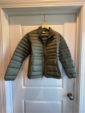 Columbia Down Green Quilted Jacket